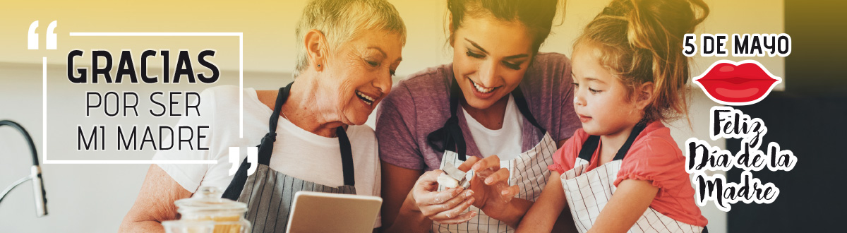 Abuela, madre e hija juntas